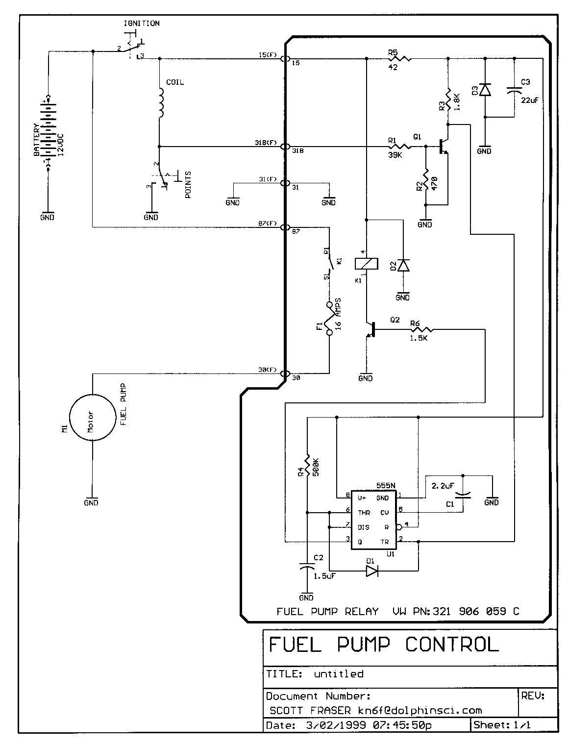 TheSamba.com :: Bay Window Bus - View topic - Fuel pump wiring Fuel Pump Relay Wiring Diagram TheSamba.com