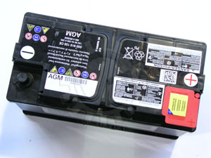 XC020AGM VRLA AGM Car Battery TYPE 020 - 12V 105AH 950EN - 7P0 915 105 D