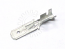 10 Pack - Terminal - .25" Non-Insulated Male Disconnect w/ Locking Tab 2.5 - 0.75mm