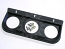 VDO 3 Gauge Mount Bracket, Black Steel & Plastic