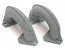 Exhaust Pipe Elbow Pair – Between Heat Exchanger and Manifold Bus '75-'78 Rebuilt – Core $90/pr – See Core Options