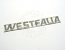 Westfalia Logo Sticker Rear Poptop Brown