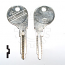 Key Blank "K" Profile Beetle '67-'70 Bus '68-'70