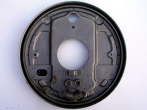 Brake Backing Plate LEFT Rear Bus 71-79