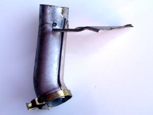 Hot Air Elbow LEFT Heat Exchanger to Air Flap Valve Bus 72-4, 79, Vanagon 80-83