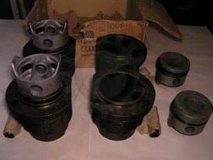 Piston & Cylinder Set 93mm - 1800CC - NOS Genuine VW -Bus 74-75