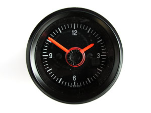 VDO Quartz Clock 2 1/6" Black Cockpit