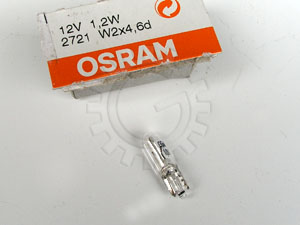 Instrument Light Bulb 12v 1.2 Watt Pack of 10 Pcs.