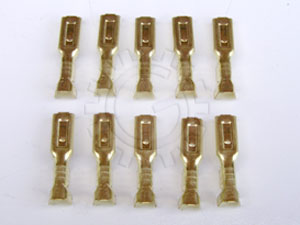 10 pack Terminal - .110" Non-Insulated Female Disconnect