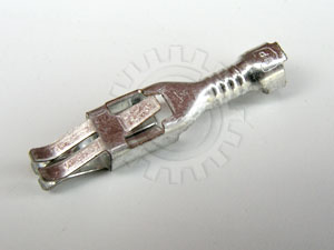 Terminal for Injector Plug - .110" Non-Insulated Female Special Terminal w/ Locking Tab