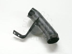 Hot Air Pipe RIGHT Heat Exchanger Air Flap Valve Bus 72-74, 79, Vanagon 80-83