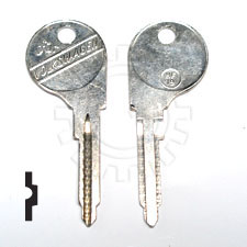 Key Blank "K" Profile Beetle '67-'70 Bus '68-'70