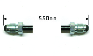 Metal Brake Line 550mm Long