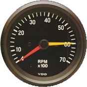 VDO Tachometer - Cockpit Series 3 1/8" 7K