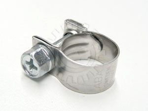 Hose Clip Screw Type 13mm for 7mm Rubber Hose Bus '75-'79, Vanagon(all) 10 pcs.