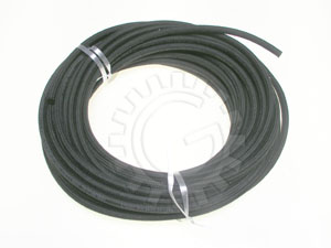 Fuel Hose 4.5mm Cloth Covered Black per Metre