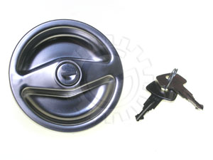 Fuel Tank Cap Locking Bus '74-'79 Stainless Steel