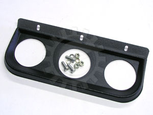 VDO 3 Gauge Mount Bracket, Black Steel & Plastic