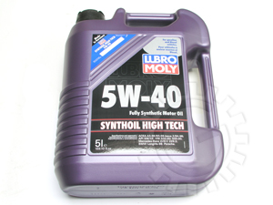 5l Lubro Moly Synthoil Premium 5w40 Full Synthetic Motor Oil