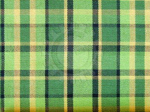 Plaid Material Green for Westfalia '76-'78