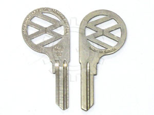 Logo Key Blank "SC" Profile Beetle '61-'66