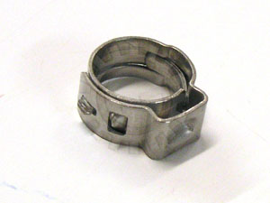 Hose Clip - OE Crimped Style Stepless for 3.5mm Cloth Hose