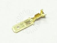 Terminal - .25" Non-Insulated Male Disconnect w/ Locking Tab 0.75 - 0.34mm