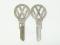 Logo Key Blank "SV" Profile Beetle '61-'66