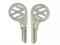 Logo Key Blank "SC" Profile Beetle '61-'66