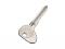 Key Blank "R" Profile Bus '71-'79 Thing '73-'74 Genuine